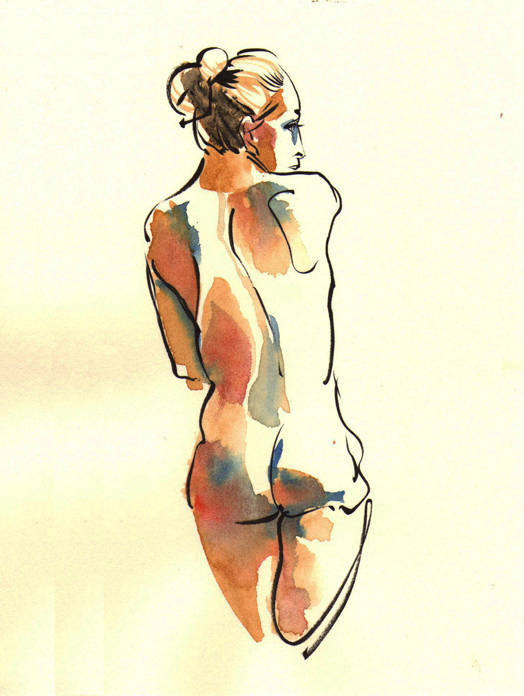 Femme de dos